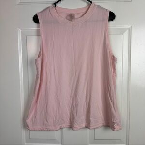 Calia light pink sleeveless top were porous size medium